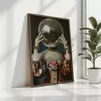 Monivärinen Koristeellinen Kehystetty MDF-maalaus - 35x47x3,5 cm - UV-painatus - Mäntykehys - Tyylikäs Sisustus - Taulut ja kehykset - 8684282847328 - 5