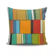 Monivärinen Tyynynpäällinen 43x43 cm - 50% Puuvilla, 50% Polyesteri, Konepestävä 40 °C, Piilovetoketju - Koristetyynyt - 8681181409428 - 1