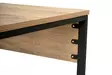Opiskelupöytä, atlantic pine black, 240 cm leveä, kestävä, tilava - Työpöydät - 8684282978558 - 9