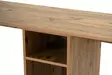 Opiskelupöytä, atlantic pine black, 240 cm leveä, kestävä, tilava - Työpöydät - 8684282978558 - 8