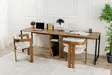Opiskelupöytä, atlantic pine black, 240 cm leveä, kestävä, tilava - Työpöydät - 8684282978558 - 3