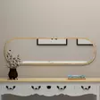 Oval Täyspitkä Peili 100% MDF Luonnollinen Väri 40x120 cm Ekologinen Flotal-E Seinäkiinnitys Huonekalut 1 Paketti - Peilit - 8683743823048 - 5