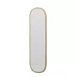 Oval Täyspitkä Peili 100% MDF Luonnollinen Väri 40x120 cm Ekologinen Flotal-E Seinäkiinnitys Huonekalut 1 Paketti - Peilit - 8683743823048 - 1
