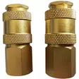 Paineilmaliitin 2 kpl Powerplus - Paineilmaletkut ja liittimet - 5400338041228 - 1