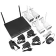 PNI House WiFi660 NVR 8-kanavainen videovalvontasarja 4 langattomalla ulkokameralla 3MP, P2P, IP66 - PNI tuotteet - 5949066524998 - 6