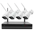PNI House WiFi660 NVR 8-kanavainen videovalvontasarja 4 langattomalla ulkokameralla 3MP, P2P, IP66 - PNI tuotteet - 5949066524998 - 12