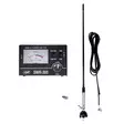 PNI S60 CB antenni, 59 cm, perhosella, 4 m RG58 kaapeli ja PNI SWR-300 heijastusmittari SWR-mittaukseen, musta - PNI tuotteet - 5949066540288 - 1