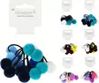Pompom-hiuslenkit, 10kpl - Kotitaloustavarat - 8721037234368 - 1