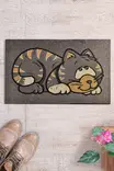 PVC-kynnysmatto, monivärinen, 40 x 60 cm, kestävä, liukumaton - Kynnysmatot ja kuramatot - 8681875387728 - 2