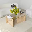 Safiiri Sohvapöytä - 100% Melamiinipinnoitettu Lastulevy, 105x40x65 cm, Helppo Kokoaminen, Tyylikäs ja Kestävä - Sohvapöydät - 8684282402558 - 5