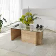 Safiiri Sohvapöytä - 100% Melamiinipinnoitettu Lastulevy, 105x40x65 cm, Helppo Kokoaminen, Tyylikäs ja Kestävä - Sohvapöydät - 8684282402558 - 4