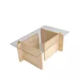 Safiiri Sohvapöytä - 100% Melamiinipinnoitettu Lastulevy, 105x40x65 cm, Helppo Kokoaminen, Tyylikäs ja Kestävä - Sohvapöydät - 8684282402558 - 1