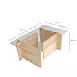 Safiiri Sohvapöytä - 100% Melamiinipinnoitettu Lastulevy, 105x40x65 cm, Helppo Kokoaminen, Tyylikäs ja Kestävä - Sohvapöydät - 8684282402558 - 7