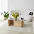 Safiiri Sohvapöytä - 100% Melamiinipinnoitettu Lastulevy, 105x40x65 cm, Helppo Kokoaminen, Tyylikäs ja Kestävä - Sohvapöydät - 8684282402558 - 2