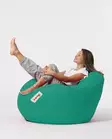Säkkituoli ulkokäyttöön, turkoosi, 115 cm leveä, vedenpitävä, kestävä - Säkkituolit - 8683743039388 - 14