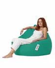 Säkkituoli ulkokäyttöön, turkoosi, 115 cm leveä, vedenpitävä, kestävä - Säkkituolit - 8683743039388 - 1