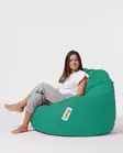 Säkkituoli ulkokäyttöön, turkoosi, 115 cm leveä, vedenpitävä, kestävä - Säkkituolit - 8683743039388 - 12