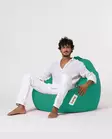 Säkkituoli ulkokäyttöön, turkoosi, 115 cm leveä, vedenpitävä, kestävä - Säkkituolit - 8683743039388 - 6