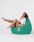 Säkkituoli ulkokäyttöön, turkoosi, 115 cm leveä, vedenpitävä, kestävä - Säkkituolit - 8683743039388 - 18