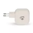 Seinälaturi | 35 W | GaN | PD3.0 | 1.75 / 2.33 / 2.92 / 3.0 A | Lähtöliitäntöjen määrä: 2 | 2x USB-C | Automaattinen Jännitteen Valinta | Valkoinen - Verkkolaturit - 5412810470198 - 15
