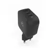 Seinälaturi | 70 W | GaN | PD3.0 / PPS | 1.5 / 2.25 A / 2.5 / 3.0 / 3.5 A | Lähtöliitäntöjen määrä: 3 | USB-A / 2x USB-C | Automaattinen Jännitteen Valinta | Musta - Verkkolaturit - 5412810470228 - 41