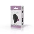 Seinälaturi | 70 W | GaN | PD3.0 / PPS | 1.5 / 2.25 A / 2.5 / 3.0 / 3.5 A | Lähtöliitäntöjen määrä: 3 | USB-A / 2x USB-C | Automaattinen Jännitteen Valinta | Musta - Verkkolaturit - 5412810470228 - 67