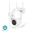 SmartLife Ulkokamera | Spotlight | 3MP Full HD 1296p | Kääntö/kallistus | IP65 | Maks. akunkesto: 3 Kuukautta | MicroSD (ei sisälly) / Pilvipalvelutallennus (valinnainen) | 5 V DC | Liiketunnistin | Yökuvaus | Valkoinen - Ulkokamerat - 5412810468768 - 55