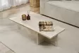 Sohvapöytä, travertiini, 120cm leveä, kestävä, moderni design - Sohvapöydät - 8684283787838 - 4
