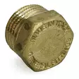 Tulppa 1/2" messinki - Ulkokierteellä varustettu sulkutulppa LVI-asennuksiin - Putkiasennustarvikkeet - 6438140056368 - 1