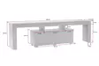 TV-taso, atlantinmänty, 180cm x 50cm x 31,3cm, kestävä, tilava, tyylikäs - TV-tasot - 8684283112098 - 7