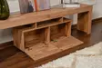 TV-taso, atlantinmänty, 180cm x 50cm x 31,3cm, kestävä, tilava, tyylikäs - TV-tasot - 8684283112098 - 4
