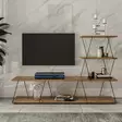 TV-taso, mänty, 150 cm leveä, kestävä, runsaasti säilytystilaa - TV-tasot - 8682870862128 - 2