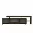 TV-taso, saksanpähkinä, 192 cm leveä, kestävä, LED-valaistu - TV-tasot - 8683743316038 - 1