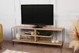 TV-taso, tammi, 120 cm leveä, kestävä, runsaasti säilytystilaa - TV-tasot - 8683342427388 - 3