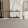 Tyylikäs Musta Sivupöytä - 100% Melamiinipinnoitettu Lastulevy, 18mm, Metallijalat, Koko: 83x78x21 cm - Sivu- ja apupöydät - 8683742474968 - 2