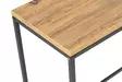 Tyylikäs musta sivupöytä - 100% melamiinipinnoitettu lastulevy, metallijalat, koko: 100x80x30 cm, kestävä ja moderni - Sivu- ja apupöydät - 8683742474838 - 6