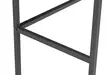 Tyylikäs musta sivupöytä - 100% melamiinipinnoitettu lastulevy, metallijalat, koko: 100x80x30 cm, kestävä ja moderni - Sivu- ja apupöydät - 8683742474838 - 7