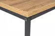 Tyylikäs musta sivupöytä - 100% melamiinipinnoitettu lastulevy, metallijalat, koko: 100x80x30 cm, kestävä ja moderni - Sivu- ja apupöydät - 8683742474838 - 4