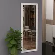 Valkoinen Pier Glass Peili 40x105x2 cm - 100% MDF, Ekologinen Flotal-E, Seinään Kiinnitettävä, Ajaton Sisustuselementti - Peilit - 8683743822768 - 2