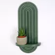 Vihreä Seinähylly - 100% Vaneria, 40x20x9 cm, Tyylikäs ja Kestävä Sisustuselementti Kodin Kaunistamiseen - Seinähyllyt - 8684282095798 - 2