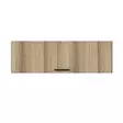 Walnut-seinakaappi - 100% Melamiinipinnoitettu Lastulevy, 18mm, 135x45x52cm, Tyylikäs ja Kestävä Säilytysratkaisu - Kaapit ja lipastot - 8684282702368 - 1