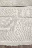 Ylellinen Cream Matto 120x120 - Pehmeä ja Kestävä Polypropeeni/Polyesteri, 9mm Nukka, Helppohoitoinen - Pyöreät matot - 8684282012658 - 5