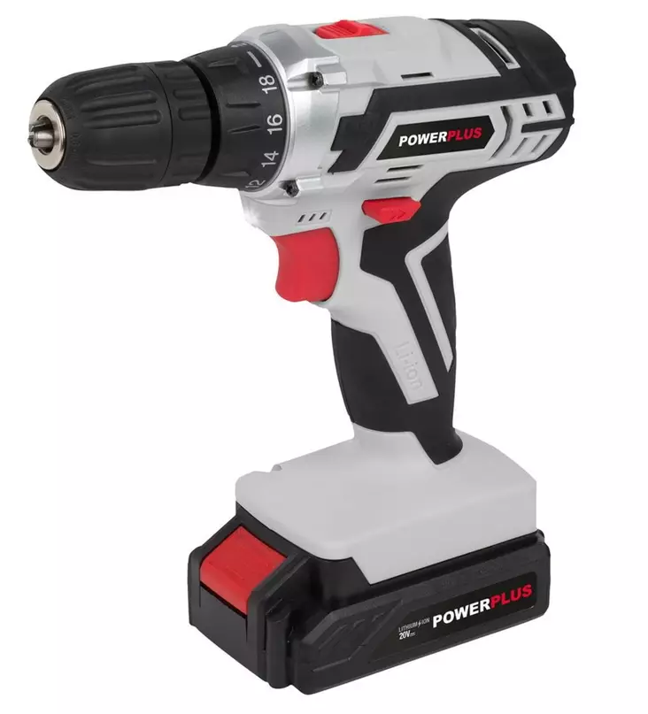 Akkuporakone 20 V Powerplus - Akkuporakoneet ja ruuvinvääntimet - 5400338078828 - 1