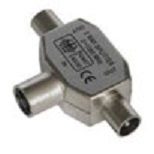 Antennin jakopistoke U/2N metalli - Antenniliittimet ja adapterit - 6438140981318 - 1