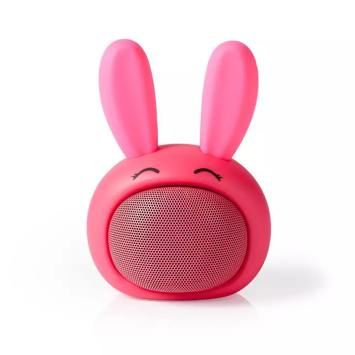 Bluetooth® Kaiutin | Suurin akun toistoaika: 3 hrs | Kannettava muotoilu | 9 W | Mono | Sisäänrakennettu mikrofoni | Linkitettävä | Animaticks Robby Rabbit | Pinkki - Bluetooth kaiuttimet - 5412810328598 - 1