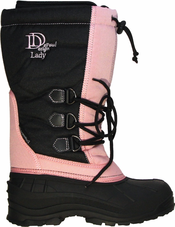 DePaul Design PolarMate Lady naisten lämpösaapas, pinkki/musta - Lämpösaappaat - TN-244228 - 1