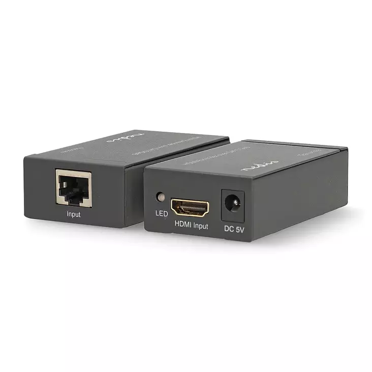 HDMI Vahvistin | Cat6 yli | Jopa 60m | 1080p | 1.65 Gbps | Metalli | Antrasiitti - Videojatkajat ja toistimet - 5412810320028 - 1