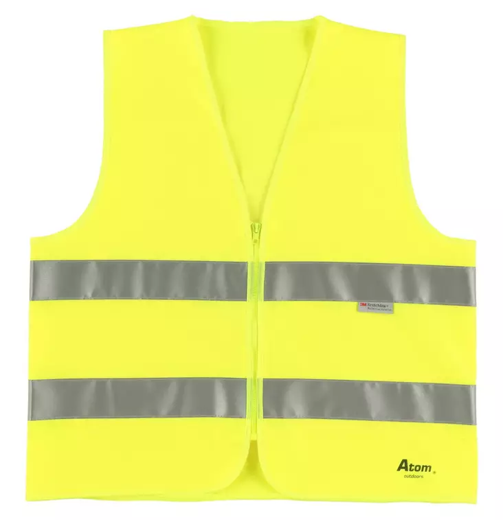Heijastinliivi vetoketjulla 3M koko S-XXXL - Heijastimet ja huomioliivit - 0283080091308 - 1