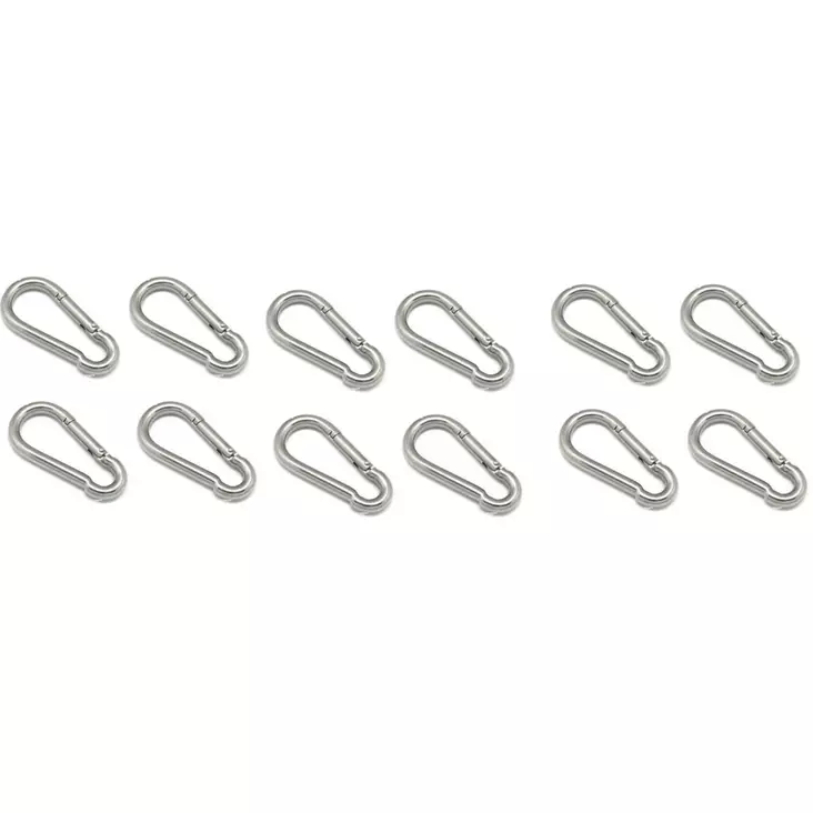 Karbiinihaka 12 os 5x50mm - Koukut ja ripustimet - 8714892498228 - 1