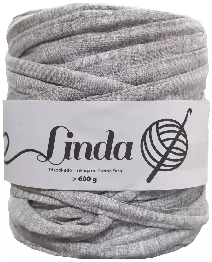 Kehrä Trikookude Linda harmaa - Langat ja ompelutarvikkeet - 6410412921918 - 1